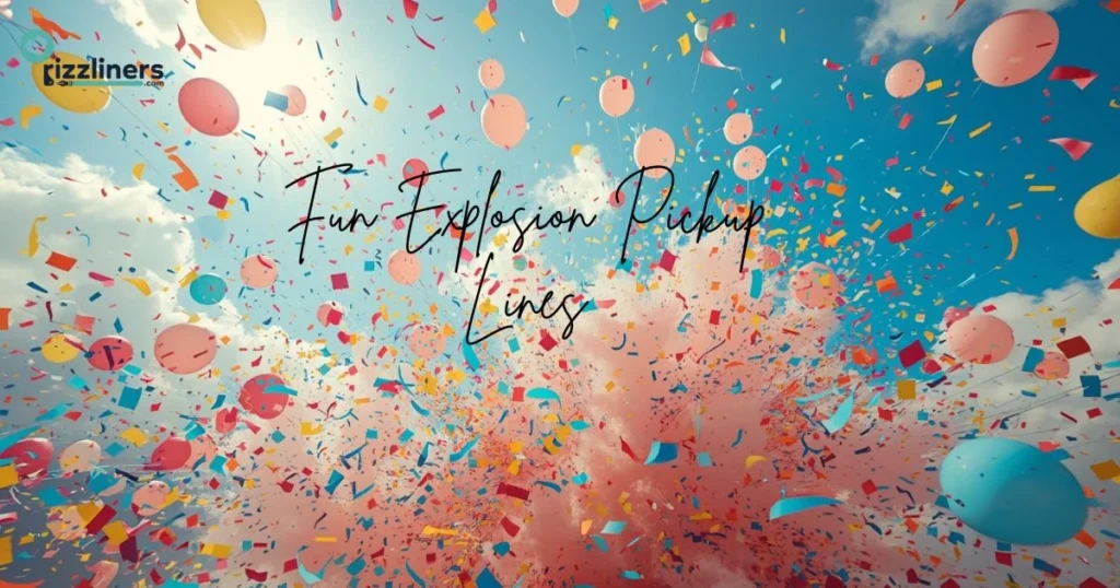 Fun Explosion Pickup Lines