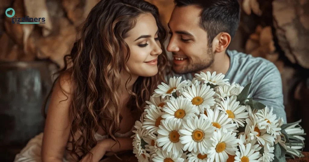 Romantic Daisies Lines